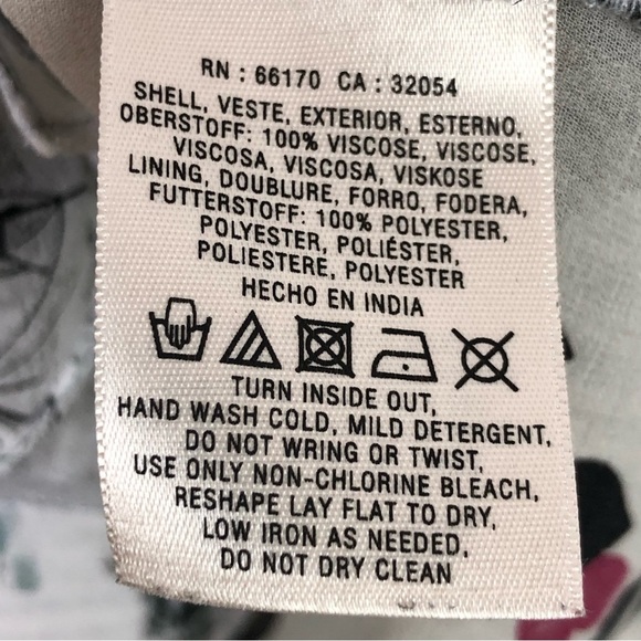 LEIFNOTES by Anthropologie Queen of spades sheer mixed media button down blouse - Picture 5 of 11